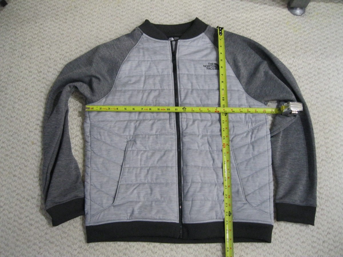 The North Face Norris Point Insulated Zip Bomber Jacket Grey Men 
