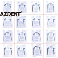 10X Dental Ortho Rectangular Arch Wires Stainless Steel Natural Form All Size