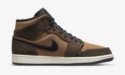 Nike Air Jordan 1 Mid SE Dark Chocolate DC7294-200 Men's Size | eBay