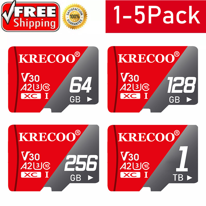 1024GB Micro SD Card C10 SDHC Card Memory Card for Camera/Drone/Dash Cam Lot-image