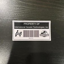 "Imán de 3"" pulgadas Property of INGEN - Jurassic Park World"