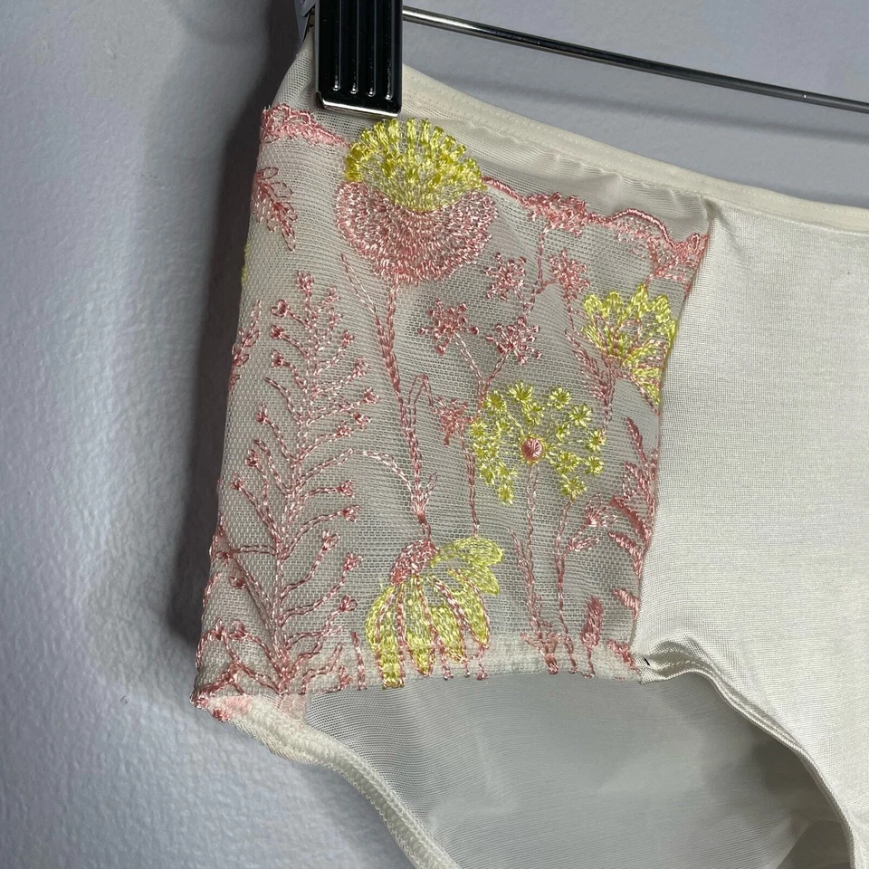 CALIDA Mujer Bordado Tul Cintura Alta Calzoncillo Panty Mujer XS Nuevo  Foto 2 de 4