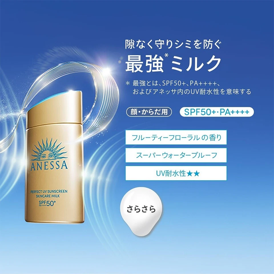 SHISEIDO ANESSA JP 2024Ver Perfect UV Skincare SPF50+ 60ml /Skin serum /New - image 3 of 4