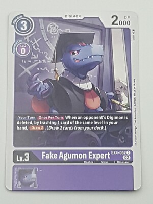 Digimon TCG Einzelkar Fake Agumon Expert NM