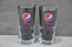 2x Pepsi Max Glass 12oz 350ml Hi Ball Tumbler Colour Logo Brand New VERY RARE