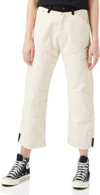 G-STAR Damen 5620 3D Cropped Bootcut PM Jeans Relz Ecru Women Denim 5-Pocket
