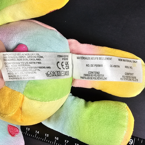 CARE BEARS 2021 - Togetherness BEAR - 10" Rainbow Heart Plush Stuffed Animal - Picture 11 of 13