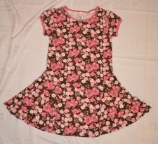Gymboree PRIMROSE Brown Floral Dress Knit NWT 3 4 5 6 7
