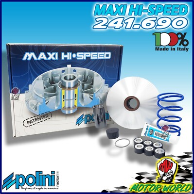 241.690 Variator Polini Maxi Hi-Speed 6 Rollen Für Genuine Buddy 125 150