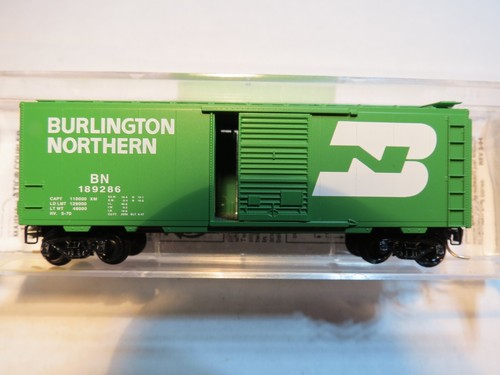 N - Micro-Trains 20306 - 40' puerta corredera vagón de carga, Burlington Northern 189284 nuevo en caja | Zustand: New