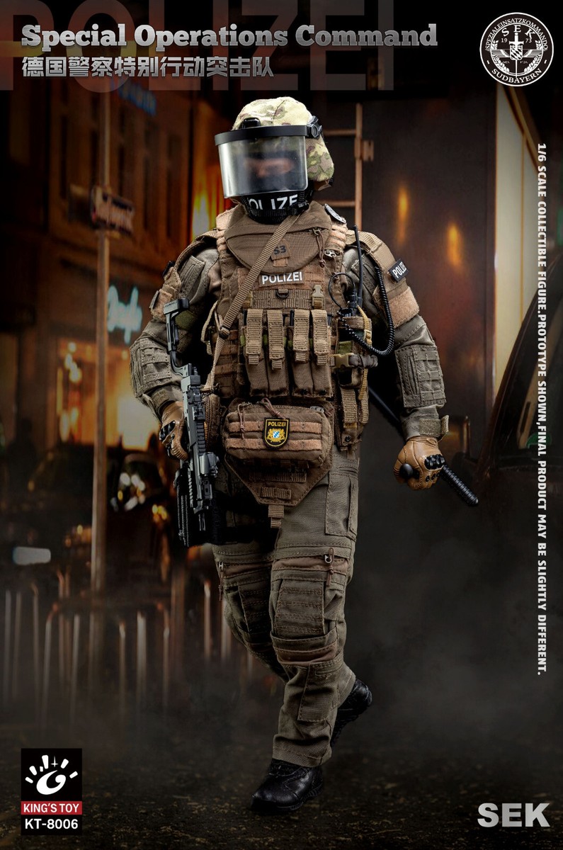 KING'S TOY KT-8006 Germany SEK Special Operations Command 1/6