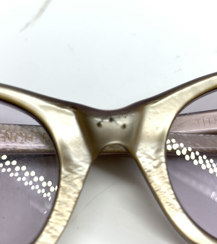 Vintage Titmus Gisele Cateye Pearl Eyeglasses Frames French Vintage Titmus Gisele Cateye Pearl Eyeglasses Frames French