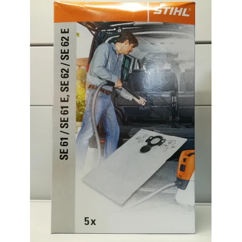 STIHL KIT 5 SACCHI PER ASPIRATORE ASPIRAPOLVERE SE 61 62 ES ORIGINALE