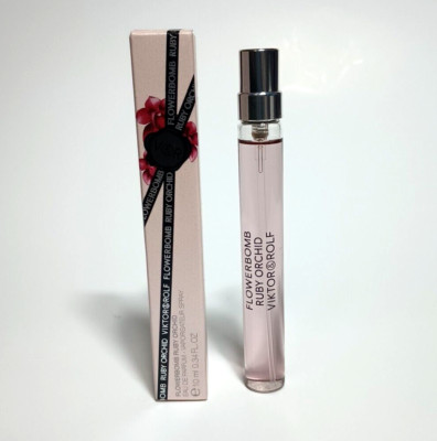 Viktor & Rolf Flowerbomb Ruby Orchid EDP Travel Spray 0.34oz/10ml. New In Box