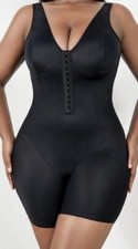 NEW Shiny Shapewear All-In-One Girdle Bodysuit Long Leg 3X 18 Panty Wire Free