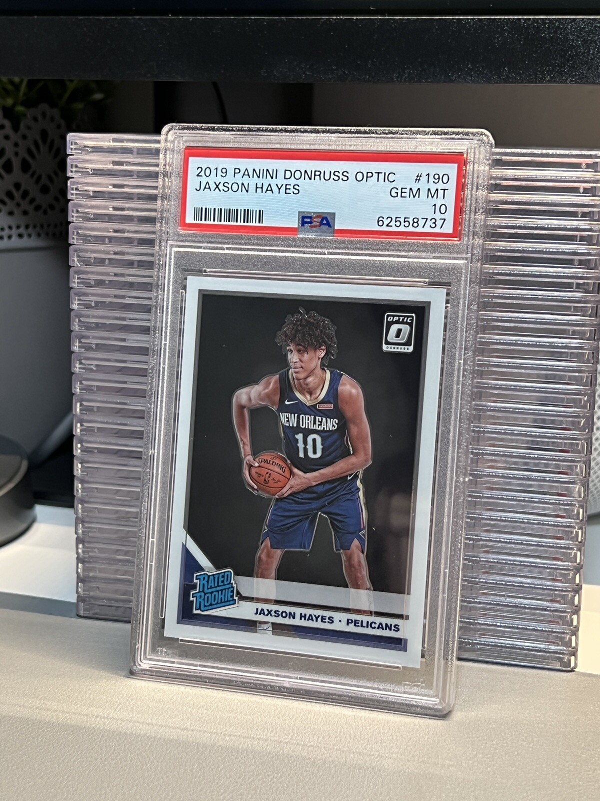 PSA 10 - JAXSON HAYES - 2019-20 Panini Donruss Optic #190