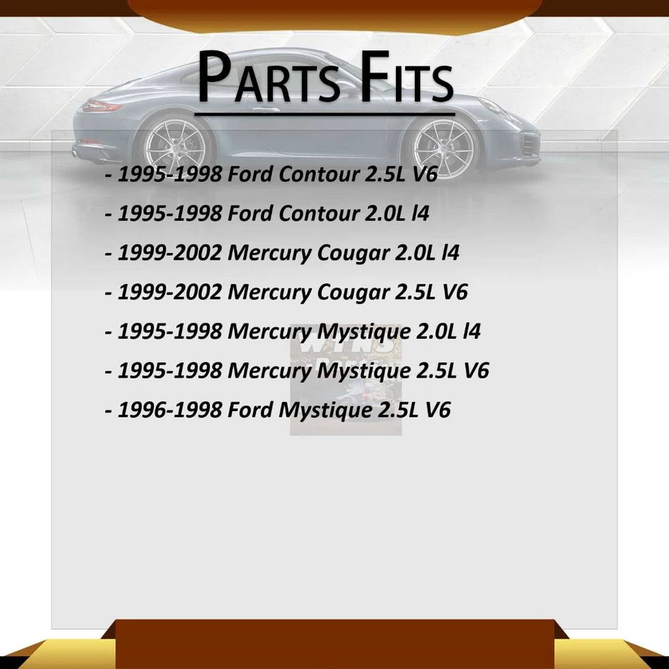 Braço de controle inferior dianteiro com junta esférica 2 peças para Mercury Cougar 2.0L 1999-2002 - Imagem 2 de 4