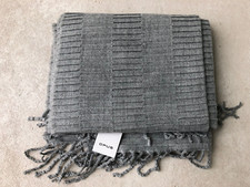 OPUS Schal Apliso scarf hazy fog melange weich 200 cm x 58 cm