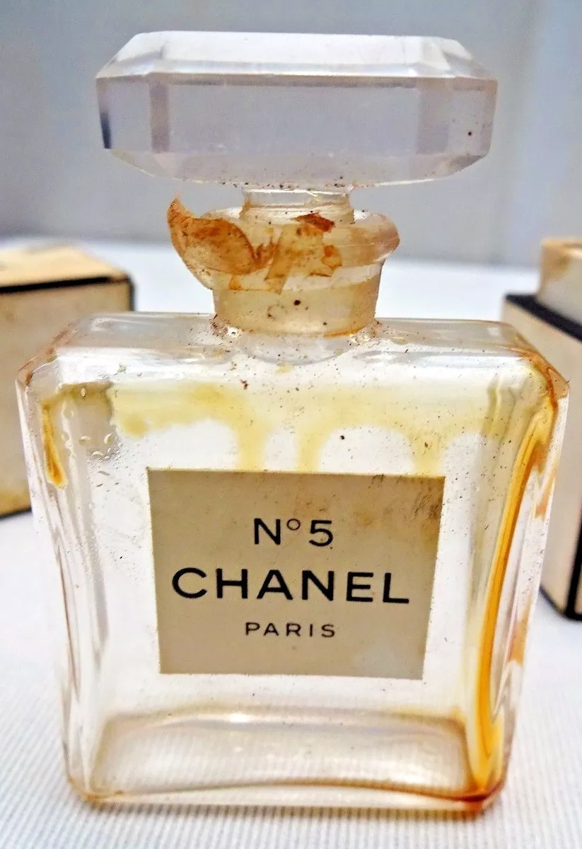 VINTAGE PERFUME BOTTLE CHANEL No 5 MADE IN FRANCE COLLECTIBLES