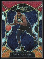 2020-21 Panini Select #87 RC Udoka Azubuike Red White Orange Shimmer