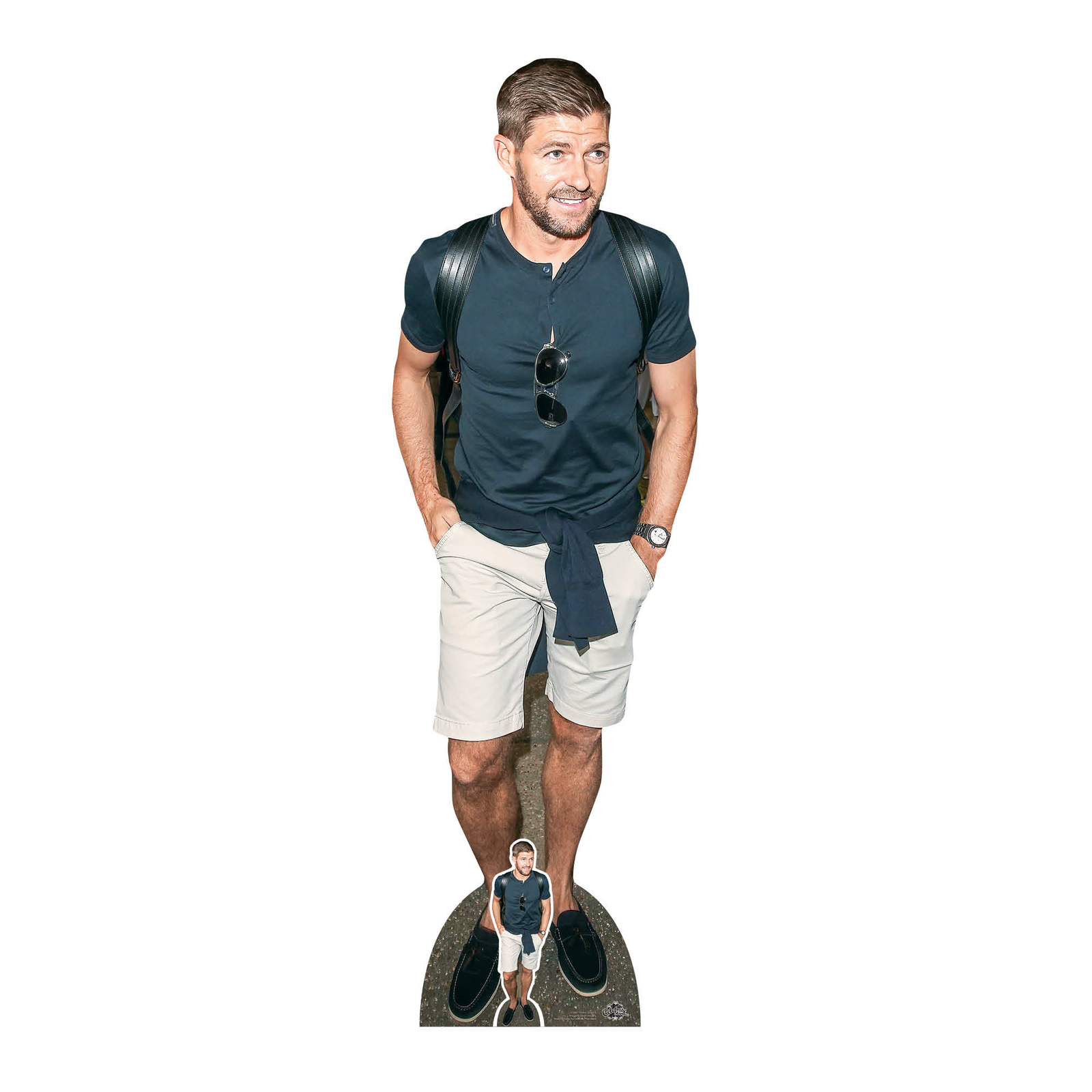 Steven Gerrard Football Manager Lifesize & Free Mini Cardboard Cutout