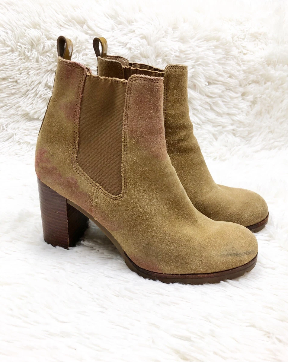 Tory burch suede bootie sales