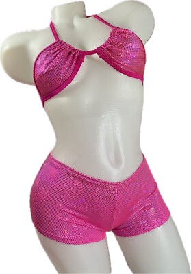 EXOTIC DANCEWEAR   2 PC Pink