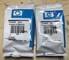 NEW HP 61 Ink Tri-Color Cartridge CH562W SEALED Lot of 2