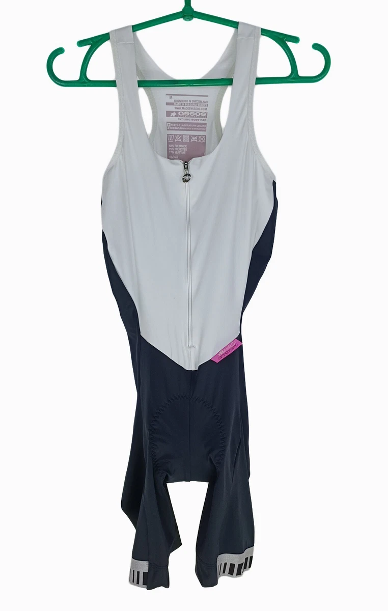 Assos tB.laalaLai S5 Womens Black White Padded Cycling Bib Shorts