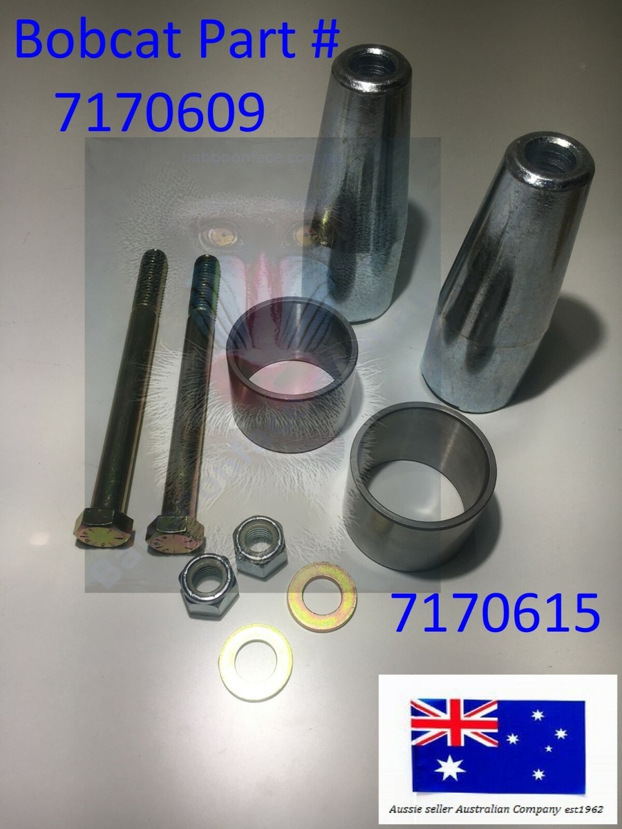 Bobtach Pivot Pin Bush Kit fits Bobcat 7170609 7170615 T650 T740
