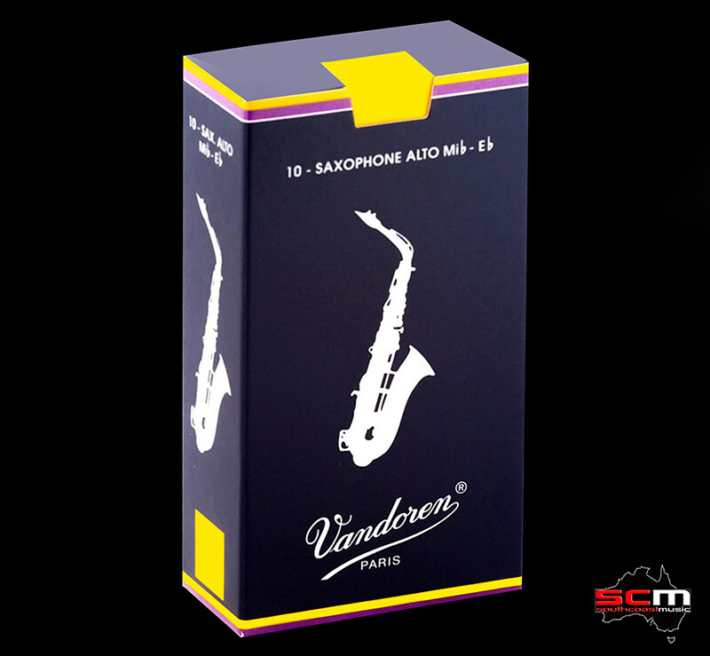 Vandoren Eb Alto Saxophone Reeds 2.5 Strength Box of 10 Reeds Van Doren