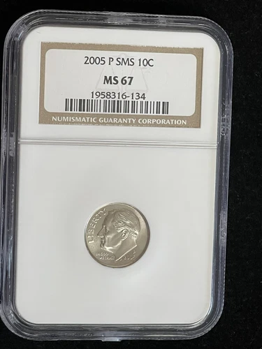 2005 P SMS MS67 Roosevelt Dime 10c Special Mint Set NGC