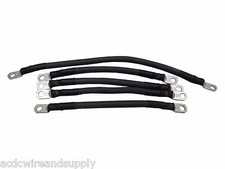  2 Awg HD Golf Cart Battery Cable 5 pc Set E-Z-GO TXT 94  UP U.S.A MADE