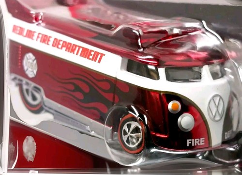Hot Wheels Redline Club Exclusive 1996 Volkswagen Drag Bus Fire Depart #4757 - Picture 2 of 19