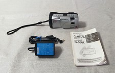 Olympus Camedia D-360L 1.3 Megapixel Digital Camera w/Mem Card New Batteries