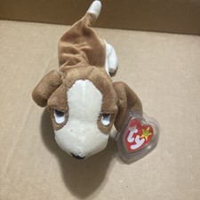TY Beanie Baby - TRACKER the Basset Hound 7 inch 
