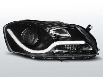 faruri cu LED-uri cu lufür Mini de zi LTI tub de lumină for VW PASSAT B7 10 negr