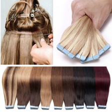 CLEARANCE Thick Tape In Remy Human Hair Extensions Skin Weft Russian Real Hair H