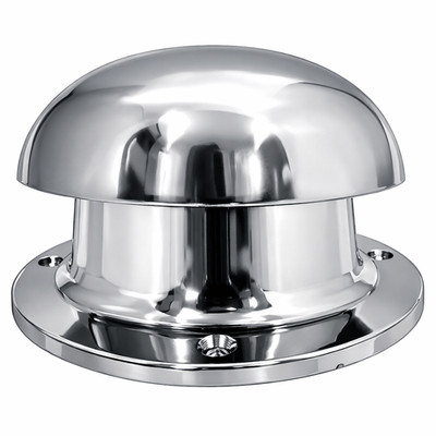 Schwerlast Chrom Messing Pilzentlüfter 1,8 kg verstellbar Schmalboot Dachentlüfter 6''