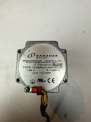 Danaher 1.8* Step Motor - Type t22nrhj-lnn-ns-00 - Lightly used, great condition
