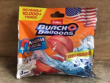 NEW Zuru Bunch O Balloons Reusable Water Balloons 1-3pk Magna Seal Soppycid