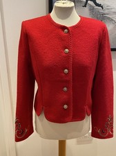 Austrian Walkloden Ladies Boiled Wool Loden Jacket Uk 12