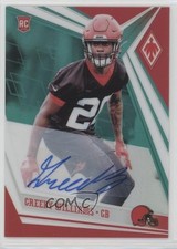 2019 Panini Phoenix Rookies Green Auto /10 Greedy Williams #141 Auto 1p8y