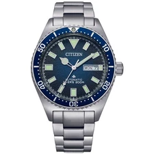 Citizen Men's Watch Promaster Automatic Blue Dial Steel Bracelet NY0129-58L