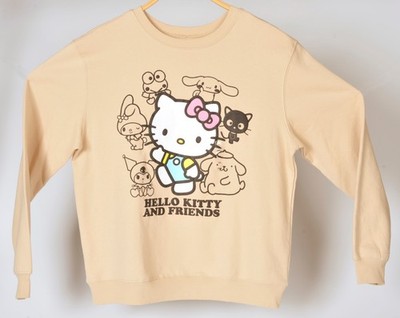 Hello Kitty and Friends Sanrio Sweatshirt Adult XXL 2XL Hybrid Apparel NEW w Tag