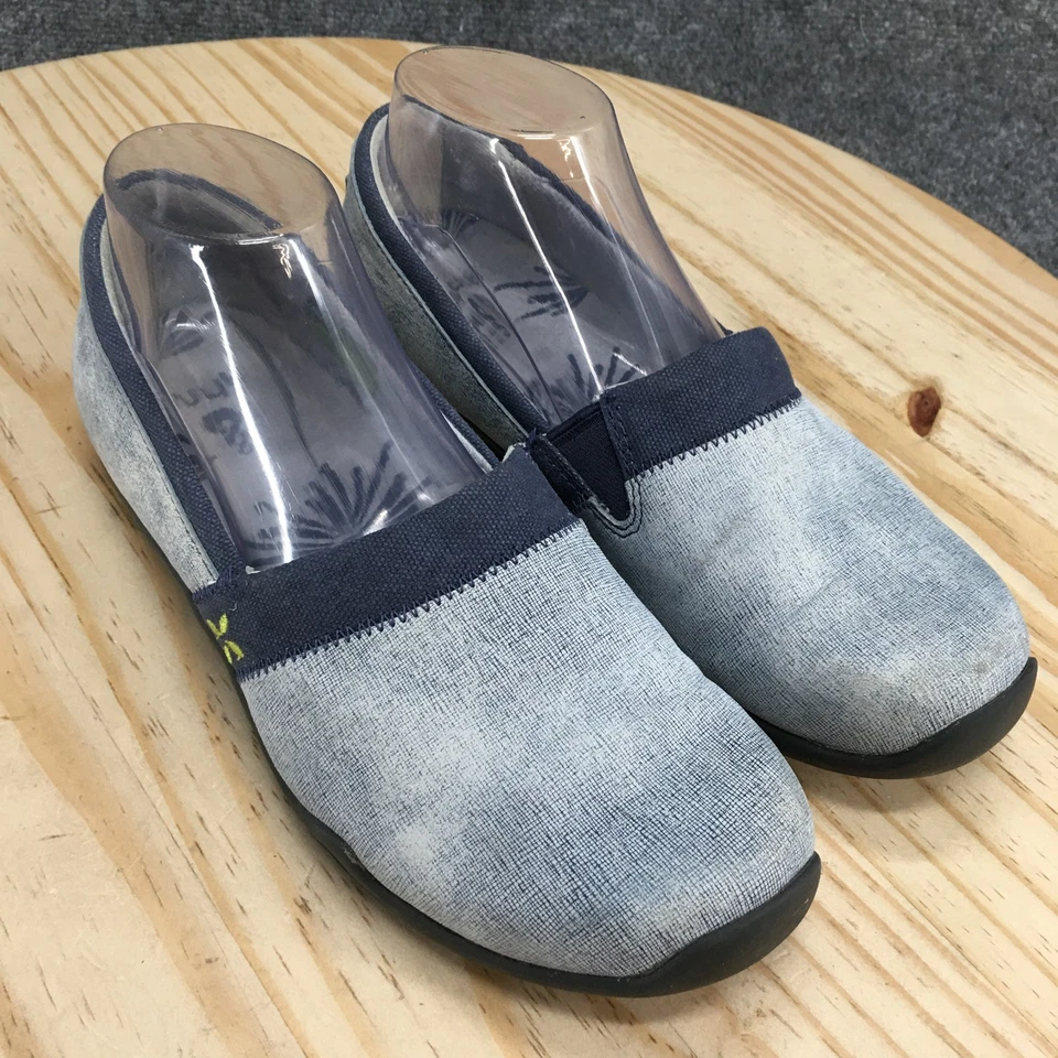 Ahnu Zapatos Mujer 8.5 Jackie Pro Sin Cordones Cómodos Zuecos Planos Gris Cuero Informal Foto 3 de 4