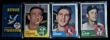 1963 Topps Baseball Rack. Dick Groat. Roger Craig. Vernon Law. see Back