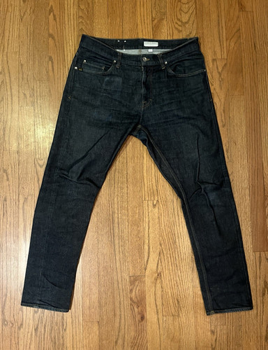 Tiger of Sweden Men’s Dark Wash Denim Slim Jeans Mid Rise Cotton 33x30