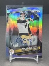 Chris Boswell 2025 Panini Prizm Silver Autograph #174 Steelers SSP