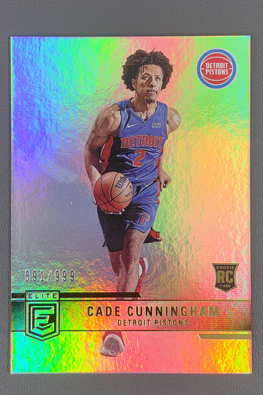 2021-22 Panini Donruss Elite Cade Cunningham RC Rookie Silver Holo /999 #248